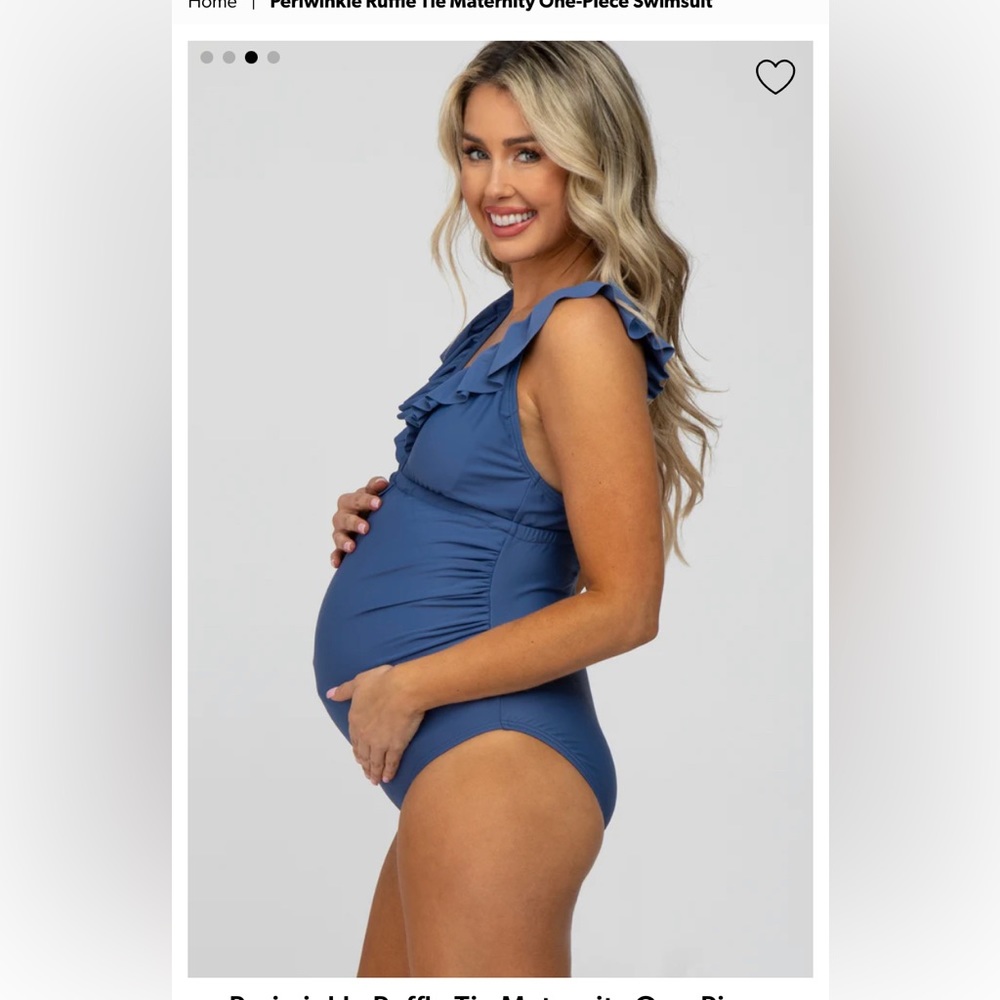 Pregnancy bump swim suit from pink blush maternity